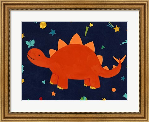 Framed Starry Dinos VI Print
