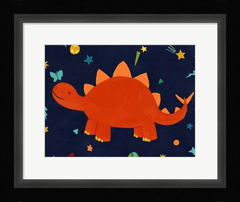 Framed Starry Dinos VI Print