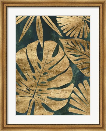 Framed Emerald Jungle II Print