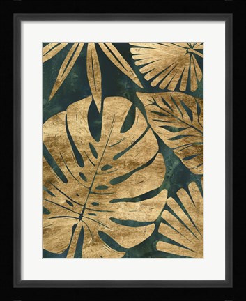 Framed Emerald Jungle II Print