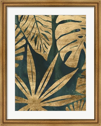 Framed Emerald Jungle IV Print