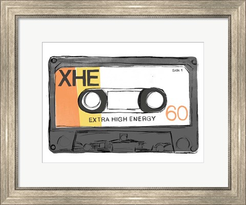 Framed Mix Tape I Print