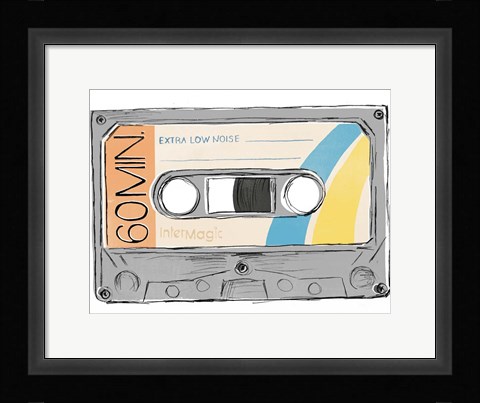 Framed Mix Tape IV Print
