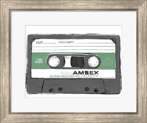 Framed Mix Tape VI Print