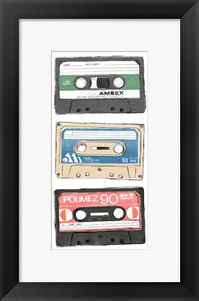 Framed Mix Tape VII Print