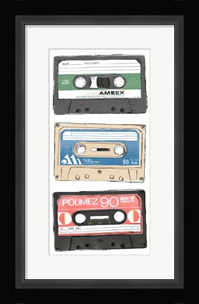 Framed Mix Tape VII Print