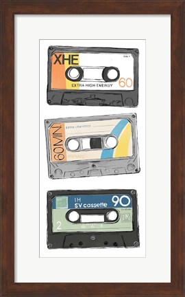 Framed Mix Tape VIII Print