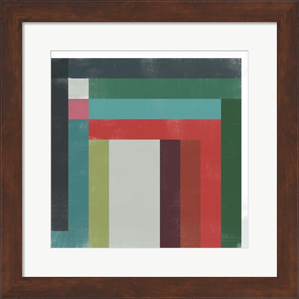 Framed Rainbow Prism VI Print