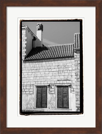 Framed Dubrovnik, Croatia III Print