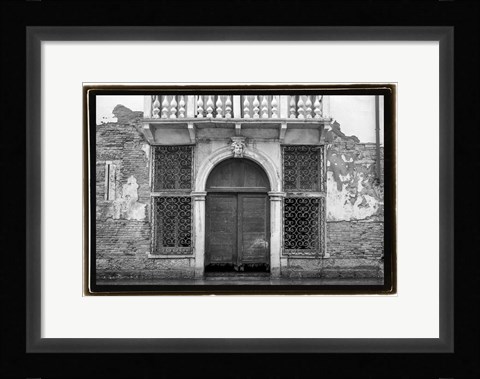 Framed Venice Facade I Print
