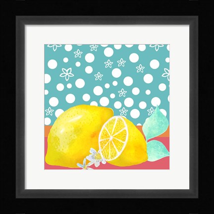 Framed Lemon Inspiration II Print