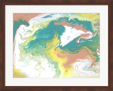 Framed Rainbow Sherbet II Print