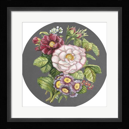 Framed Dramatic Floral Bouquet IV Print