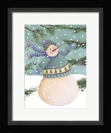 Framed Snow is Falling I Print
