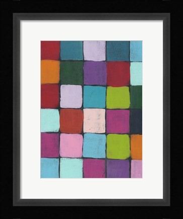 Framed Colorful Harmony II Print
