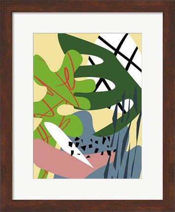 Framed Tropical Series I Print