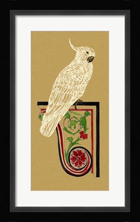 Framed Bird Impression III Print