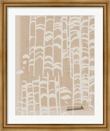 Framed Dry Grass I Print