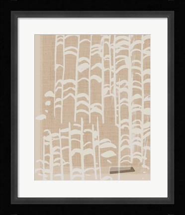 Framed Dry Grass I Print