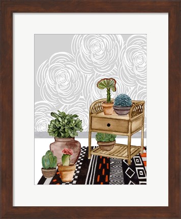 Framed Desert Weavers II Print
