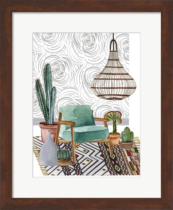 Framed Desert Weavers III Print