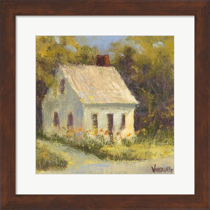 Framed Sweet Cottage I Print