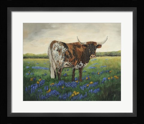 Framed My Flowers I Print