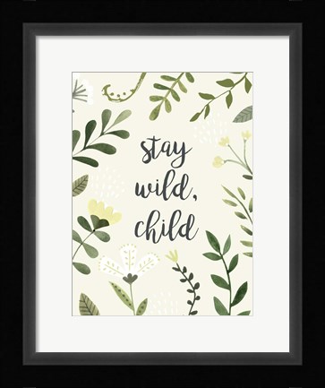 Framed Nursery Sentiment II Print
