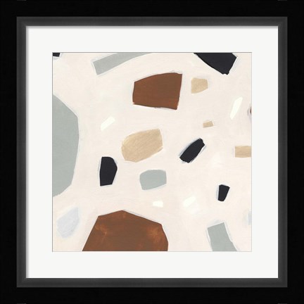Framed Terrazzo Shards II Print
