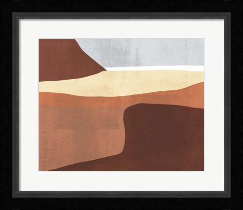 Framed Sedona Colorblock II Print