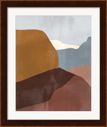 Framed Sedona Colorblock III Print
