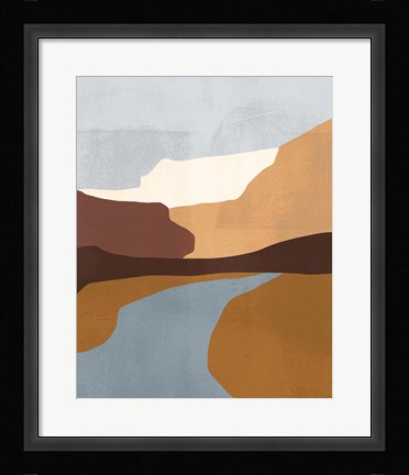 Framed Sedona Colorblock IV Print