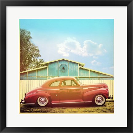Framed Vintage Ride II Print