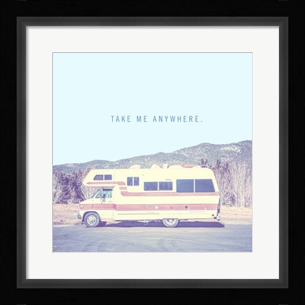 Framed Vintage Ride III Print