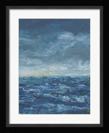 Framed Dark Seas II Print