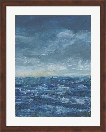 Framed Dark Seas II Print
