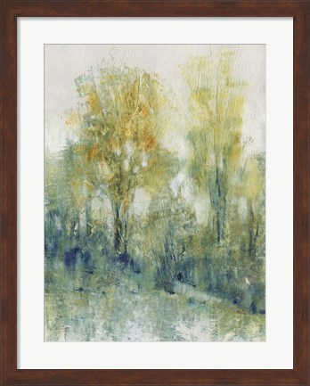 Framed Tree Glow II Print