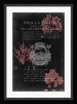 Framed Pour La Mer I Print
