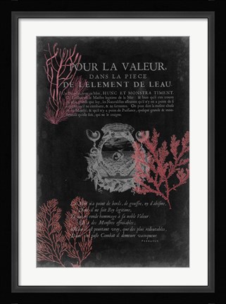 Framed Pour La Mer II Print