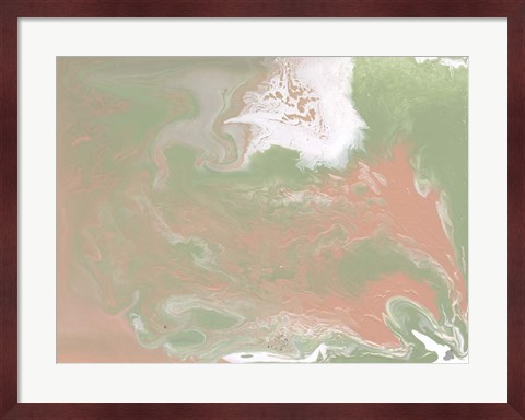 Framed Saltwater Pastels II Print