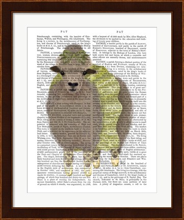 Framed Ballet Sheep 2 Book Print Print