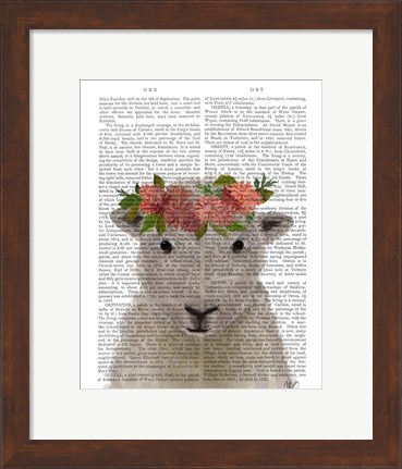 Framed Sheep Bohemian 1 Book Print Print