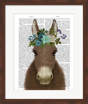 Framed Donkey Bohemian 3 Book Print Print