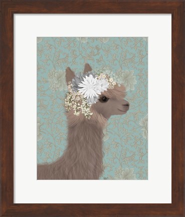Framed Llama Bohemian 3 Print