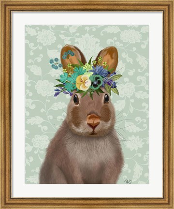 Framed Rabbit Bohemian Print