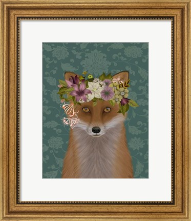 Framed Fox Bohemian Print
