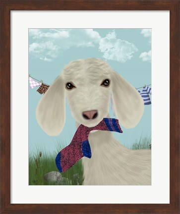 Framed Goat Sock Lunch Print