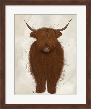 Framed Highland Cow 3, Full Print