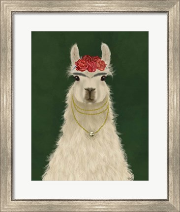 Framed Llama F Print