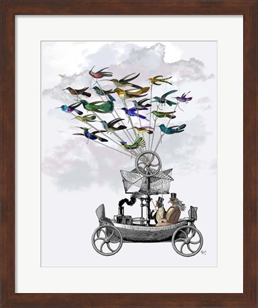 Framed Bird Boat Print